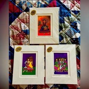 Suzy Toronto Signed Assorted Women/Friends Double Matted Prints - LOT OF 3 (NWT)